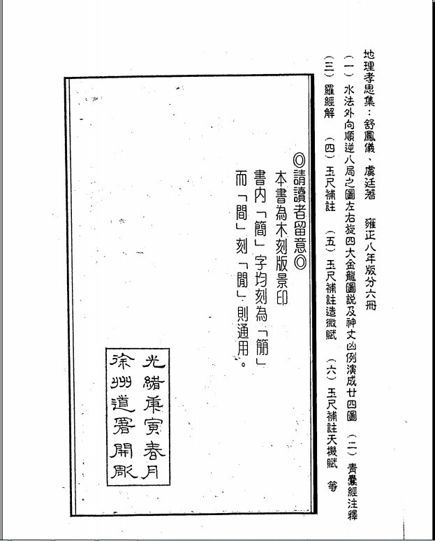 C007地理青囊玉尺度金針集六冊全1000頁繁體/建築與風水/房屋風水/風水別墅 提供試看-鬼穀書齋